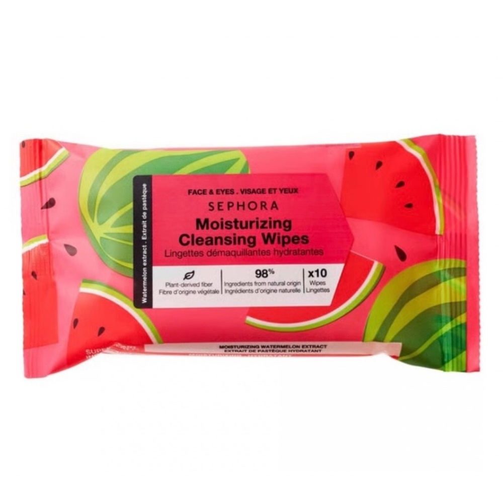 🌸$5 Sephora Cleansing & Makeup
Removing Wipes (Watermelon)